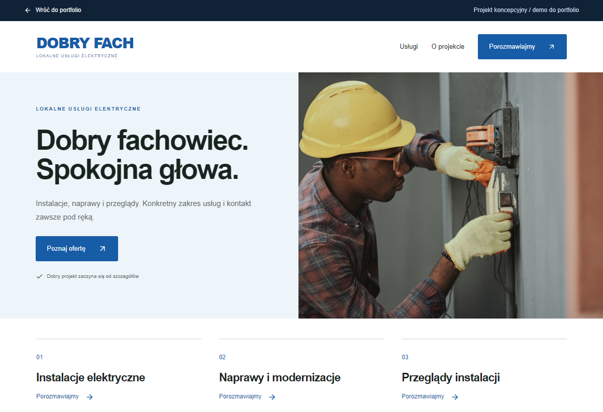 Podgląd desktop: Lokalny usługodawca